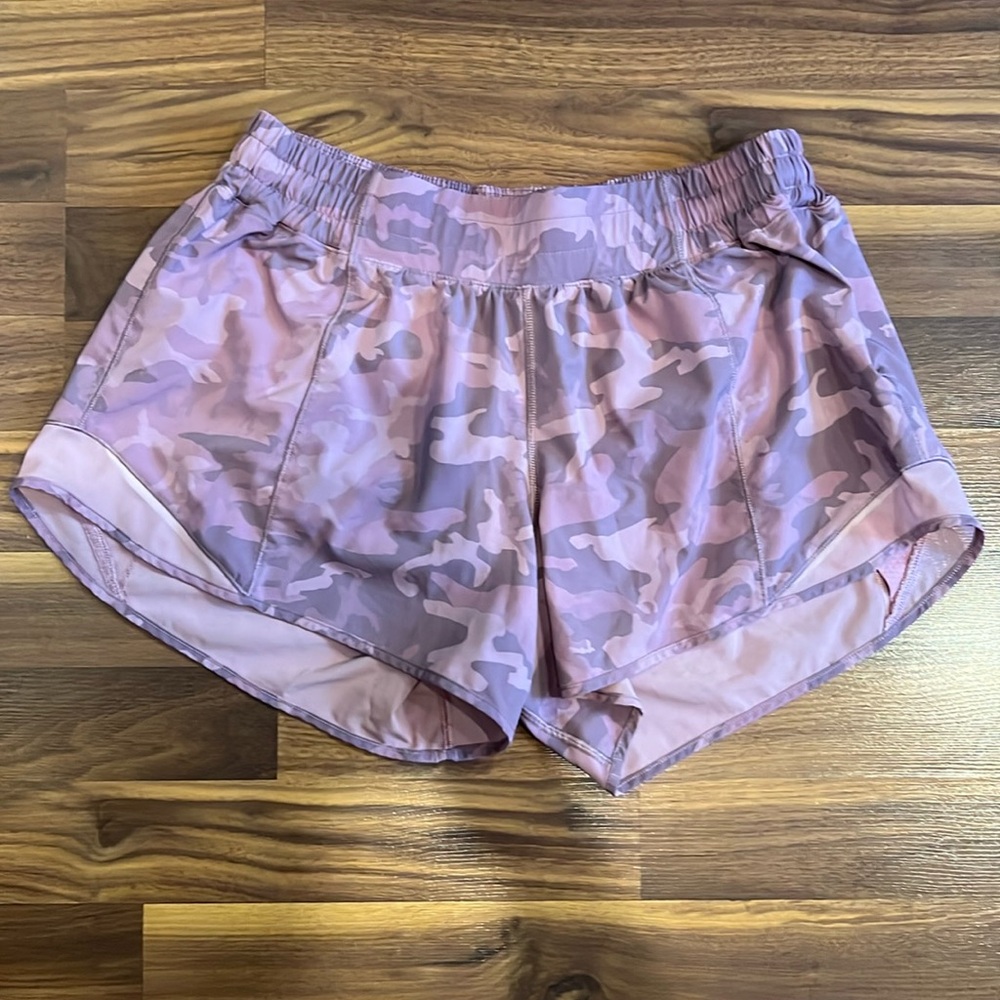 Lululemon Hottie Pink Camo Shorts